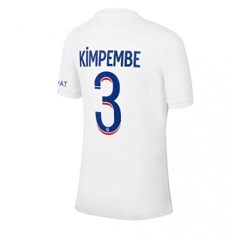 Paris Saint-Germain Presnel Kimpembe #3 Tredjedrakt 2022-23 Kortermet Paris Saint-Germain Presnel Kimpembe #3 Tredjedrakt 2022-23 Kortermet